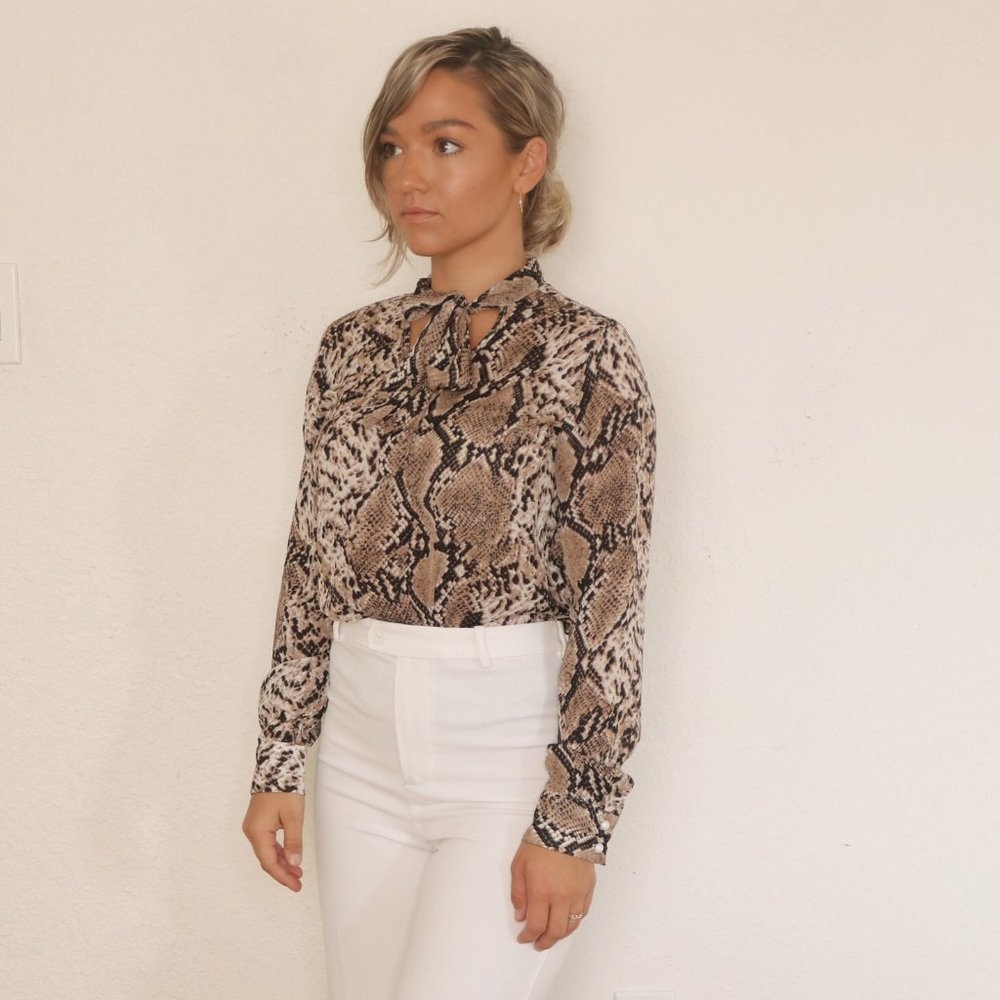 Snake Skin Blouse